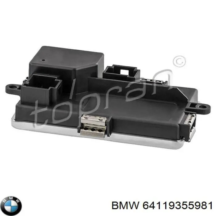 Compre 64119355981 BMW Resistor (resistência) de ventilador de forno (de aquecedor de salão)
