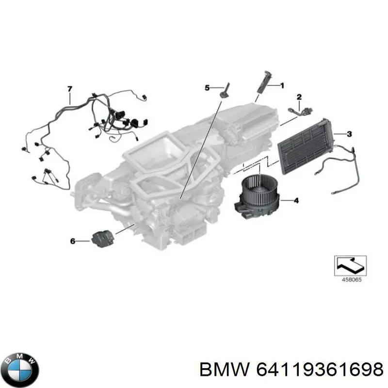 64119361698 BMW 