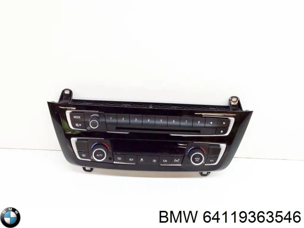 64119363546 BMW Unidade de controlo dos modos de aquecimento/condicionamento