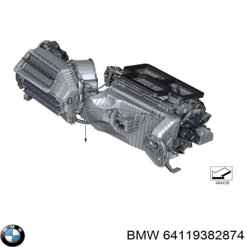 64119382874 BMW Caixa de forno montado