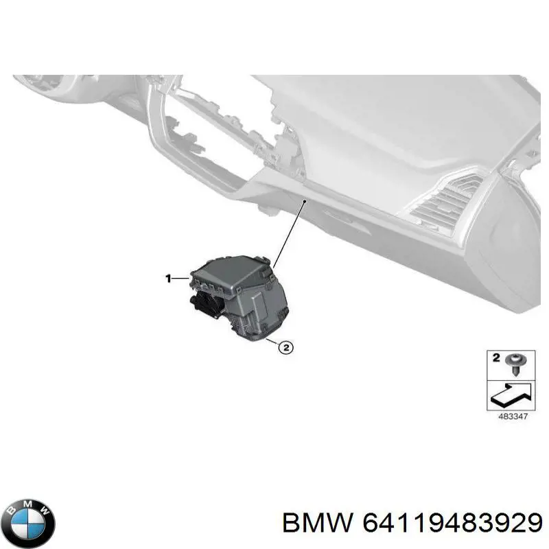 64119483929 BMW Aromatizante para o painel de instrumentos