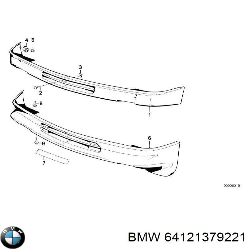  BMW 64121379221 preço, a partir de 3,06 USD