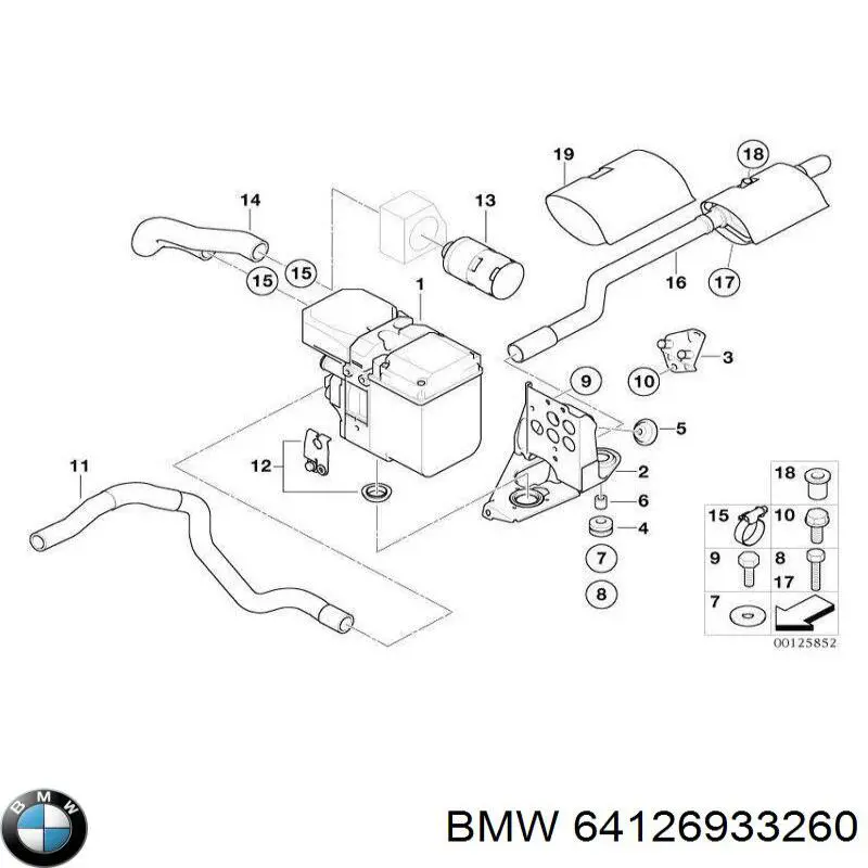  BMW 64126986233 preço, a partir de 554,04 USD