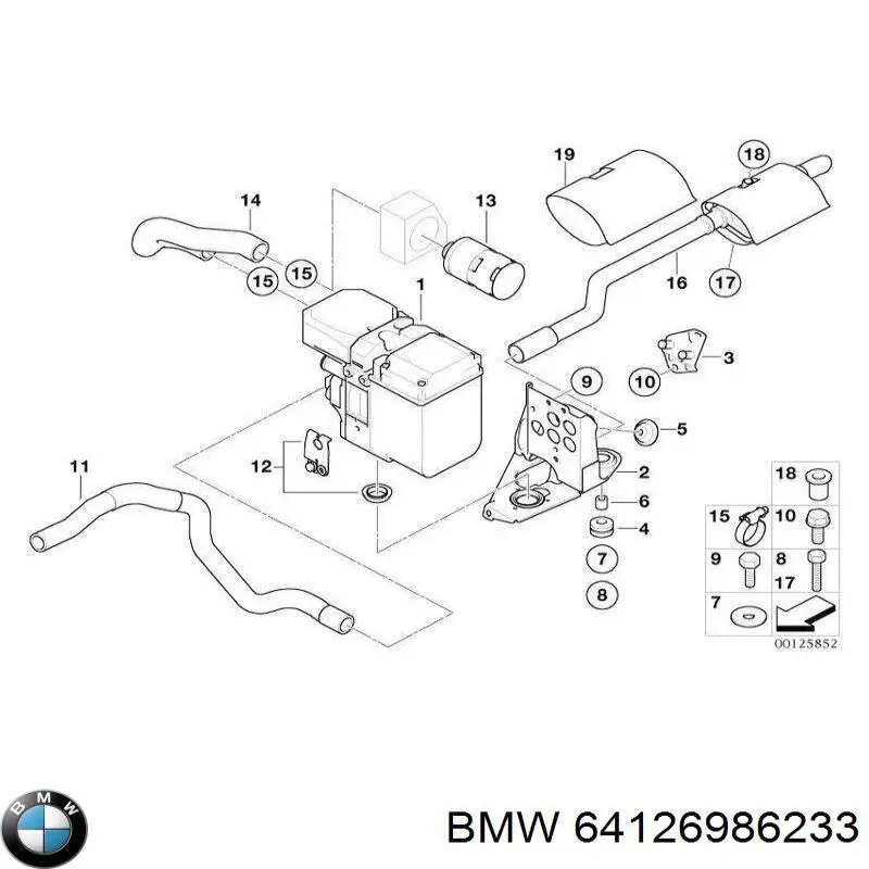 64126986233 BMW 