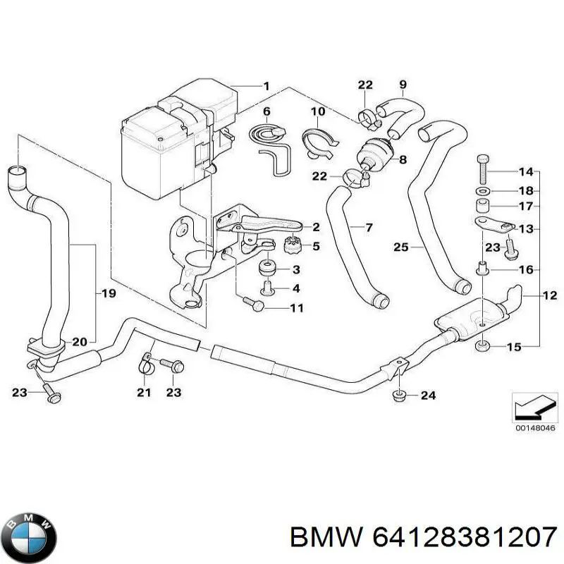 Calorífero autônomo BMW 64128381207 preço, a partir de 126,21 USD