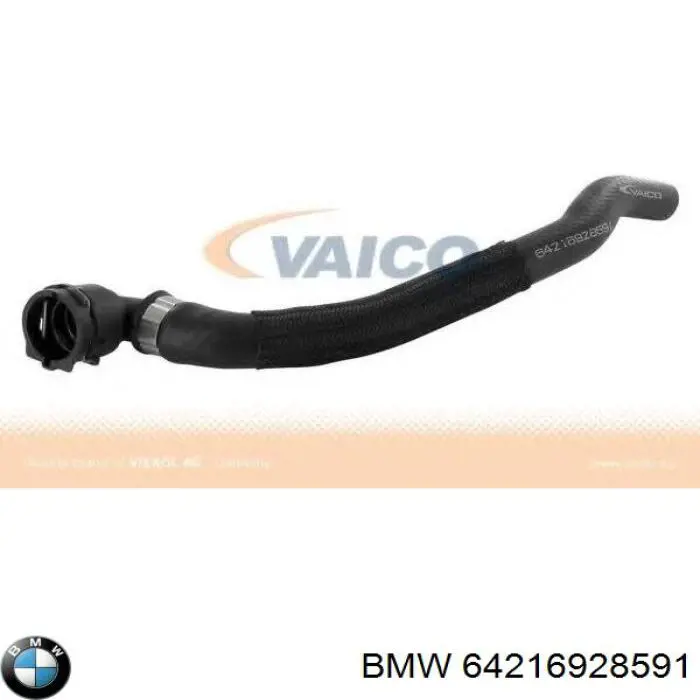 64216928591 BMW Mangueira do radiador de aquecedor (de forno), fornecimento