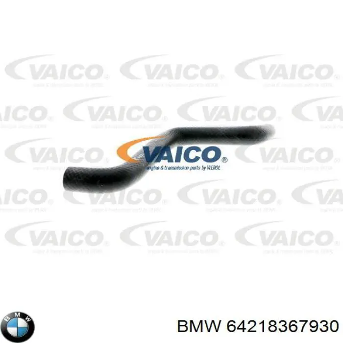 Compre 64218367930 BMW Mangueira (cano derivado) do radiador de esfriamento superior