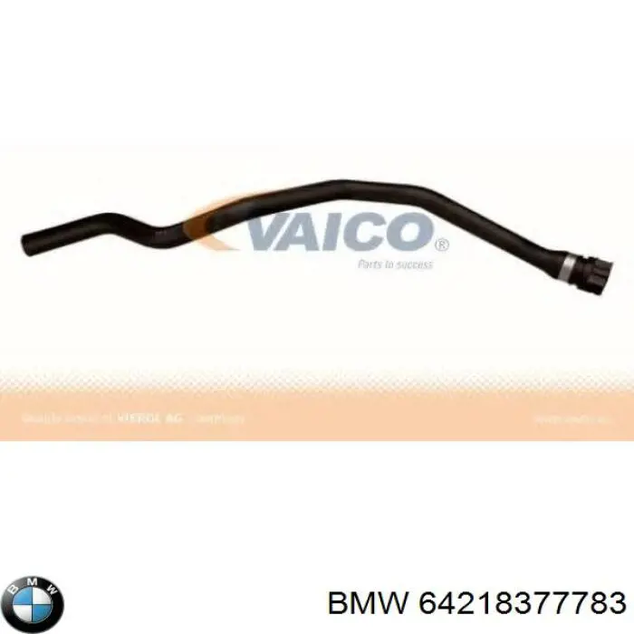 64218377783 BMW Mangueira (cano derivado) do sistema de esfriamento