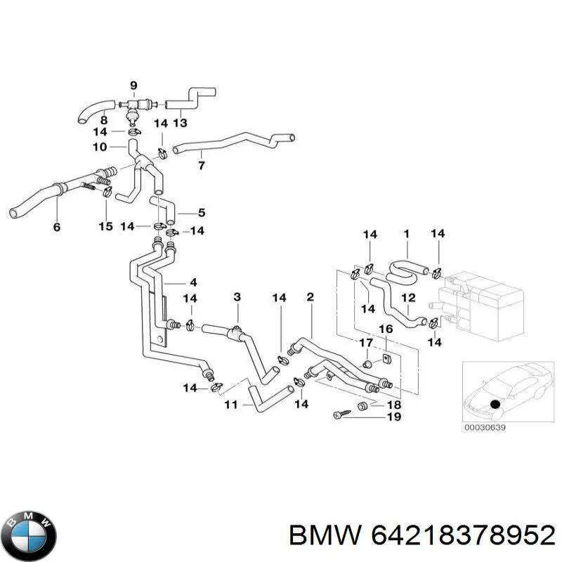 Compre 64218378952 BMW 