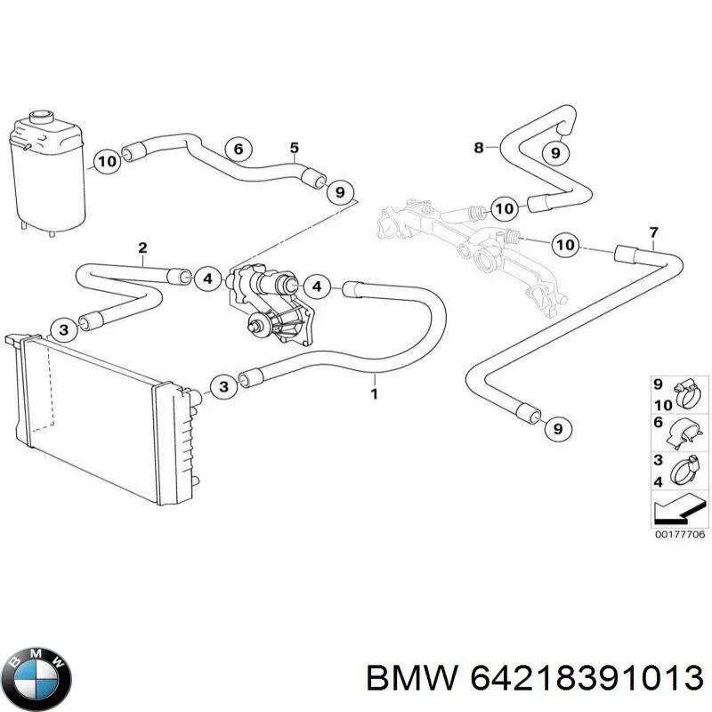  BMW 64218391013 preço, a partir de 18,50 USD