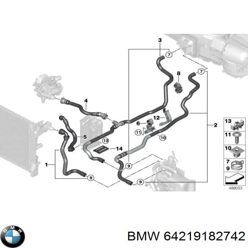 64219182742 BMW 