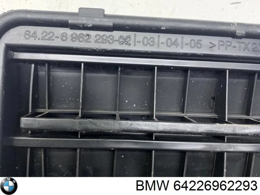 64226962293 BMW Grelha traseira de ventilação
