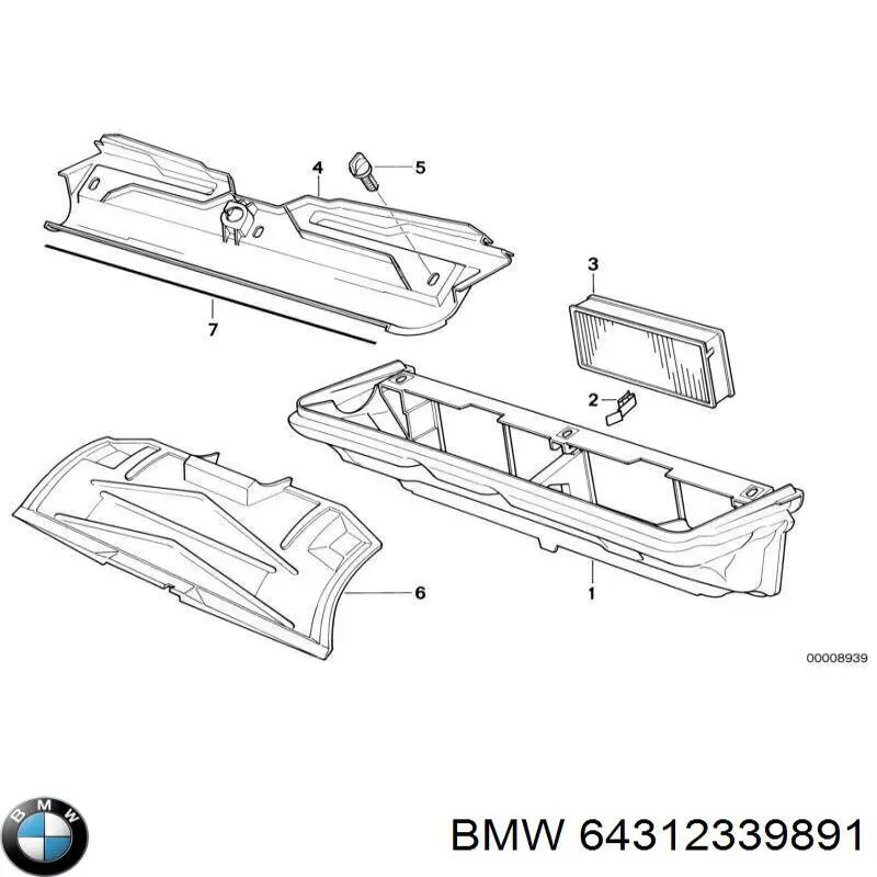 Filtro de salão BMW 64312339891 preço, a partir de 182,61 USD