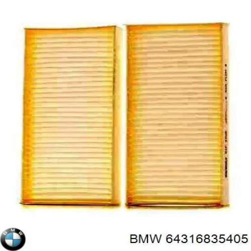 Filtro de salão BMW 64316835405 preço, a partir de 30,03 USD