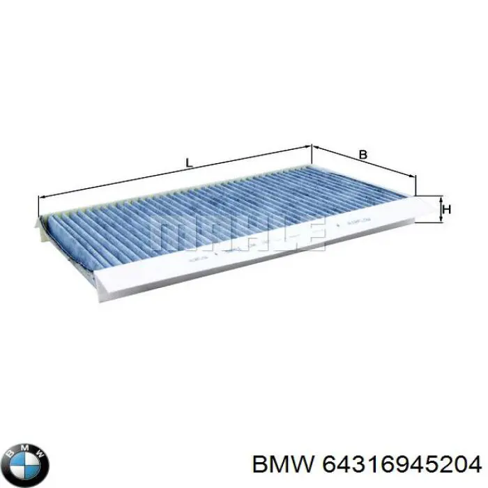 Compre 64316945204 BMW Filtro de salão