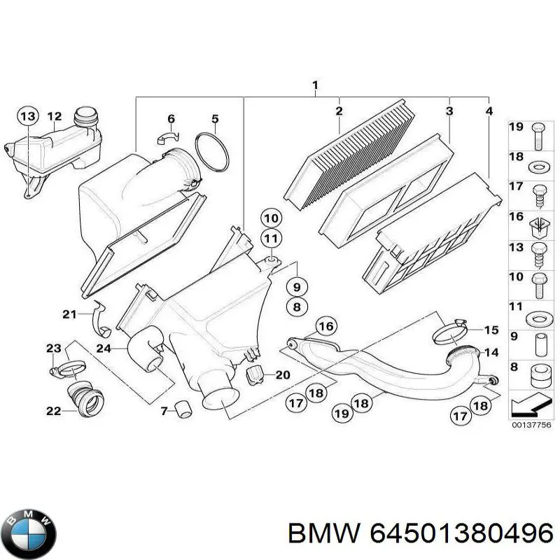  BMW 64501380496 preço, a partir de 6,28 USD