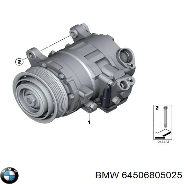 Compressor de aparelho de ar condicionado BMW 64506805025 preço, a partir de 291,14 USD