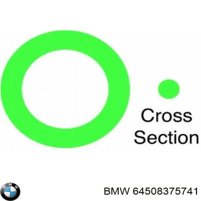 Vedante anular de tubo de aparelho de ar condicionado 90508320 General Motors