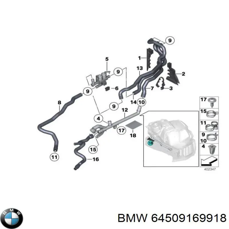 64509169918 BMW 