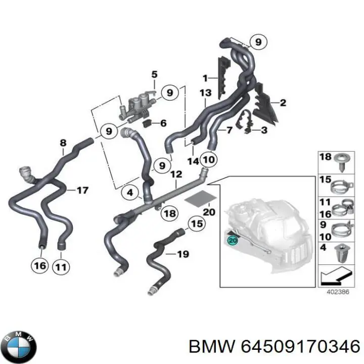 64509170346 BMW 