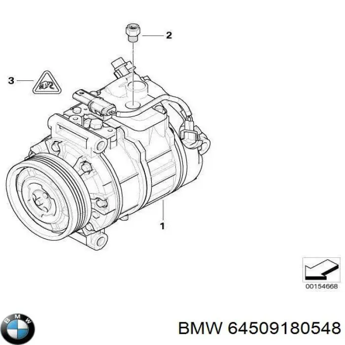 Compressor de aparelho de ar condicionado BMW 64509180548 preço, a partir de 407,98 USD