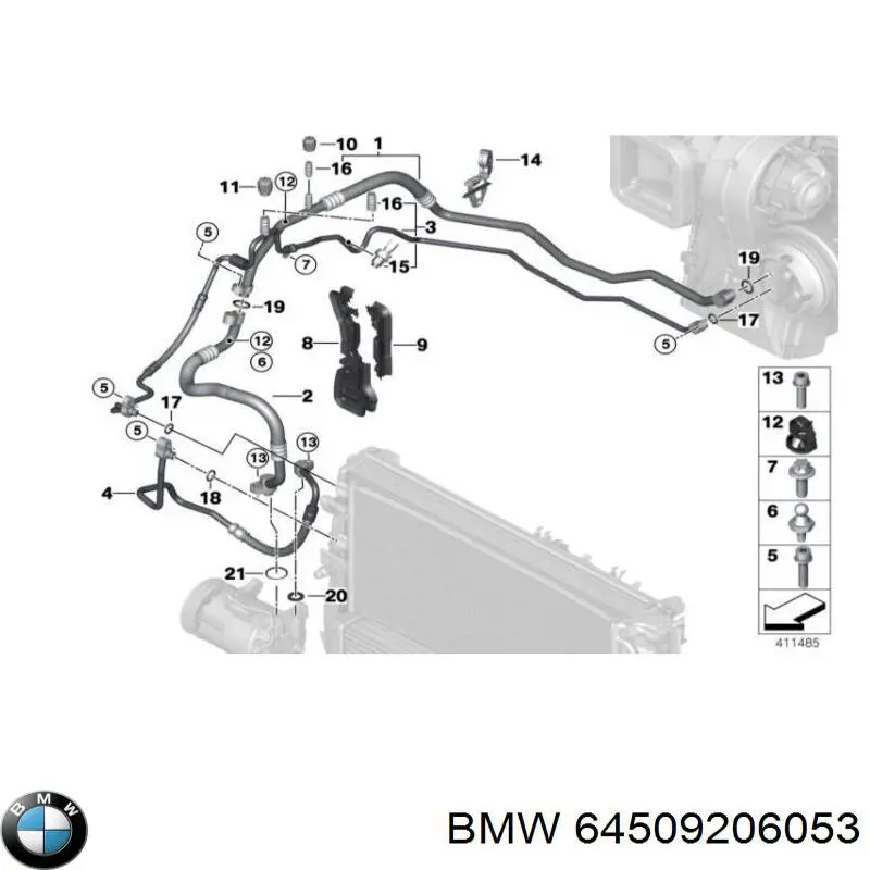  BMW 64509206053 preço, a partir de 10,82 USD