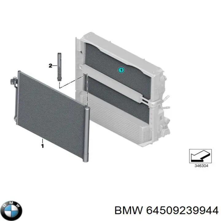 Radiador de aparelho de ar condicionado BMW 64509239944 preço, a partir de 126,16 USD