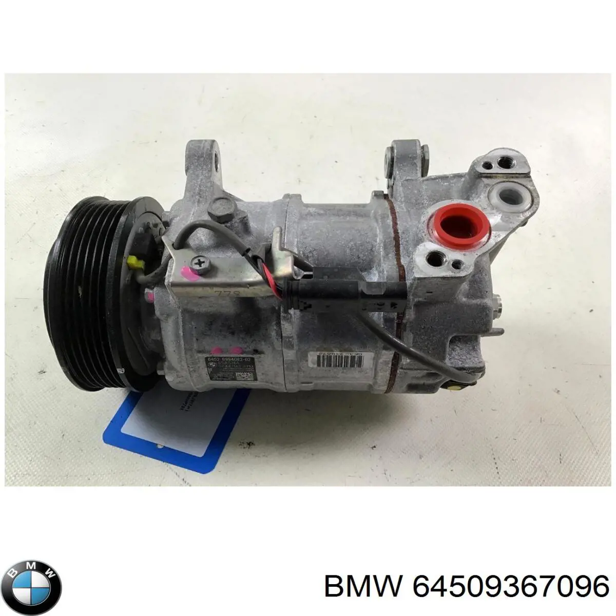 64509367096 BMW Radiador de aparelho de ar condicionado