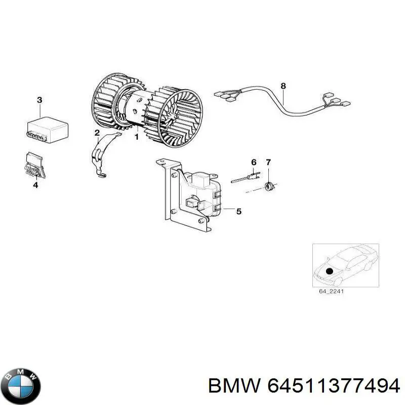 64511377494 BMW 