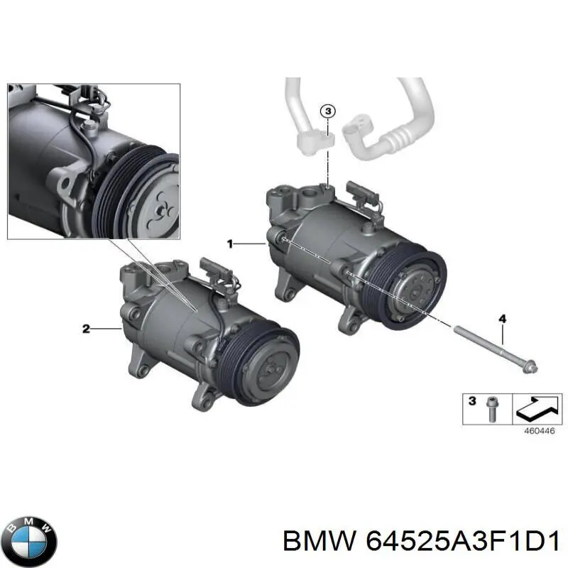 Compressor de aparelho de ar condicionado BMW 64525A3F1D1 preço, a partir de 287,73 USD