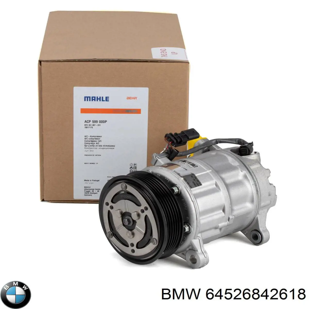 Compressor de aparelho de ar condicionado BMW 64526842618 preço, a partir de 318,38 USD