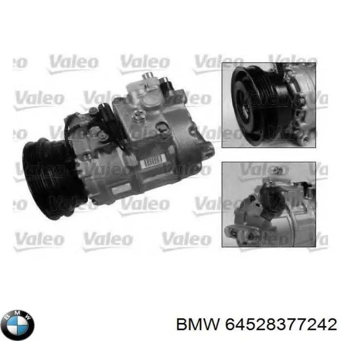 Compre 64528377242 BMW Compressor de aparelho de ar condicionado