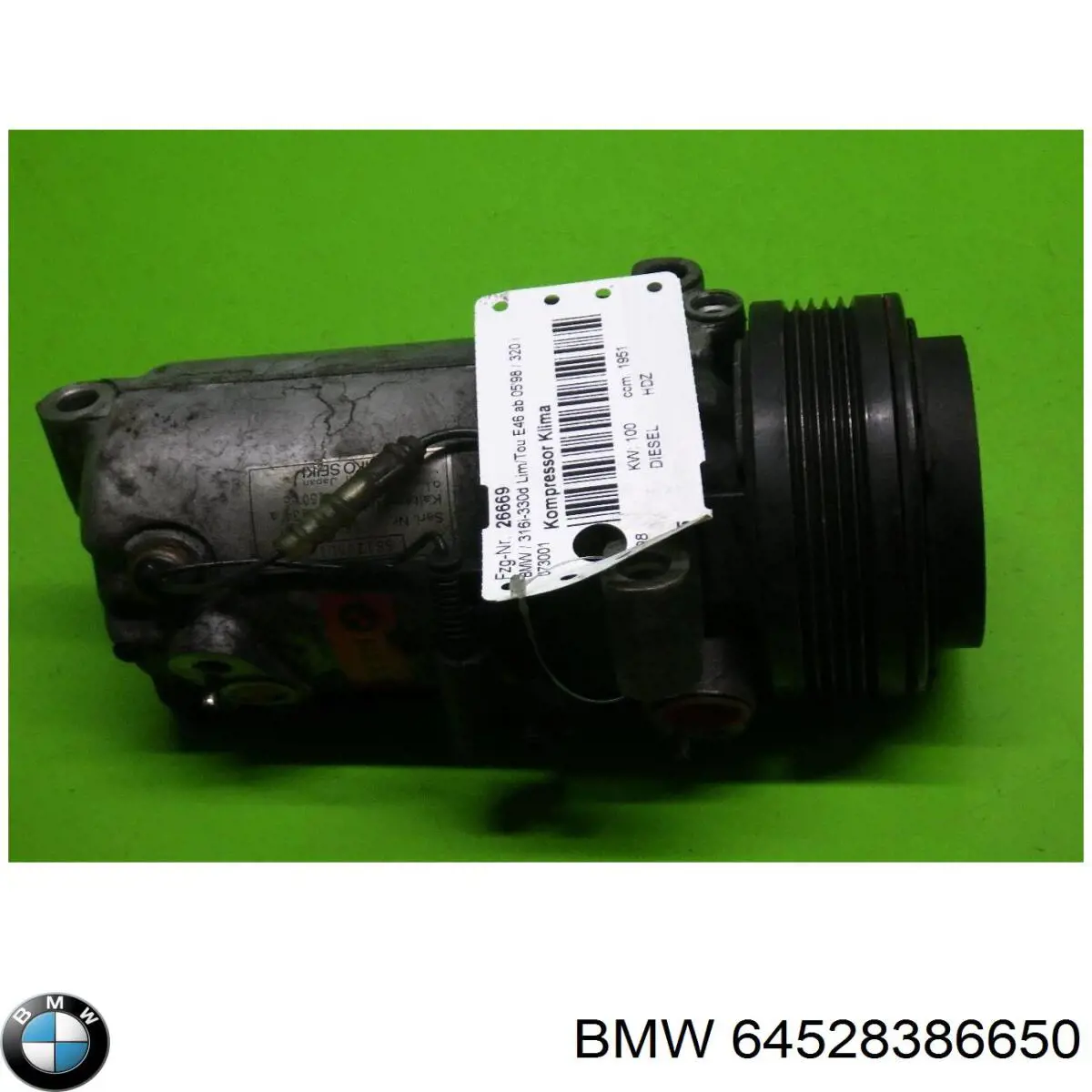 Compressor de aparelho de ar condicionado BMW 64528386650 preço, a partir de 86,83 USD