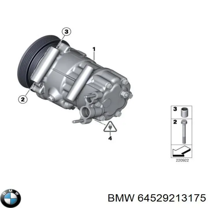 Compressor de aparelho de ar condicionado BMW 64529213175 preço, a partir de 188,98 USD