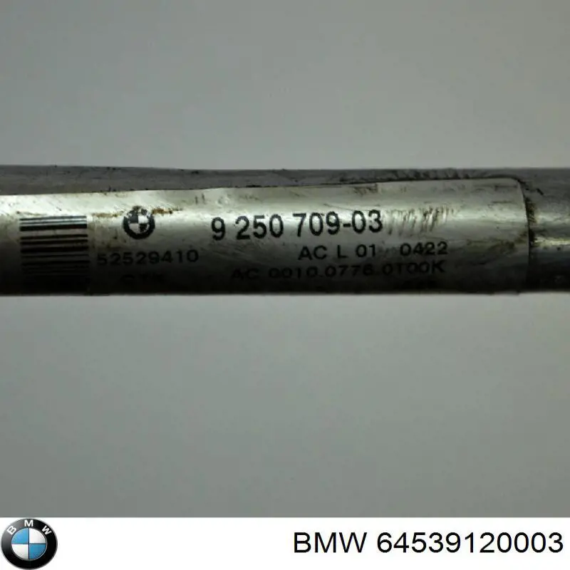 Compre 64539120003 BMW Mangueira de aparelho de ar condicionado, desde o radiador até o vaporizador