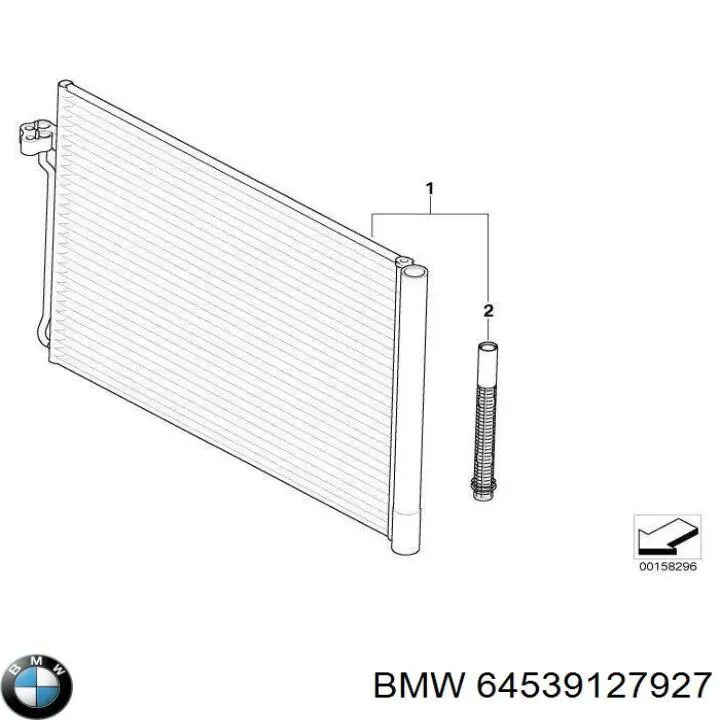 Compre 64539127927 BMW Tanque de recepção do secador de aparelho de ar condicionado