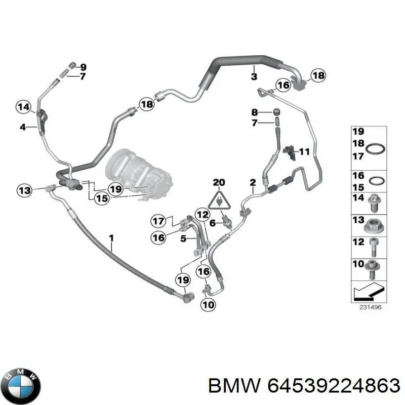  BMW 64539224863 preço, a partir de 77,64 USD