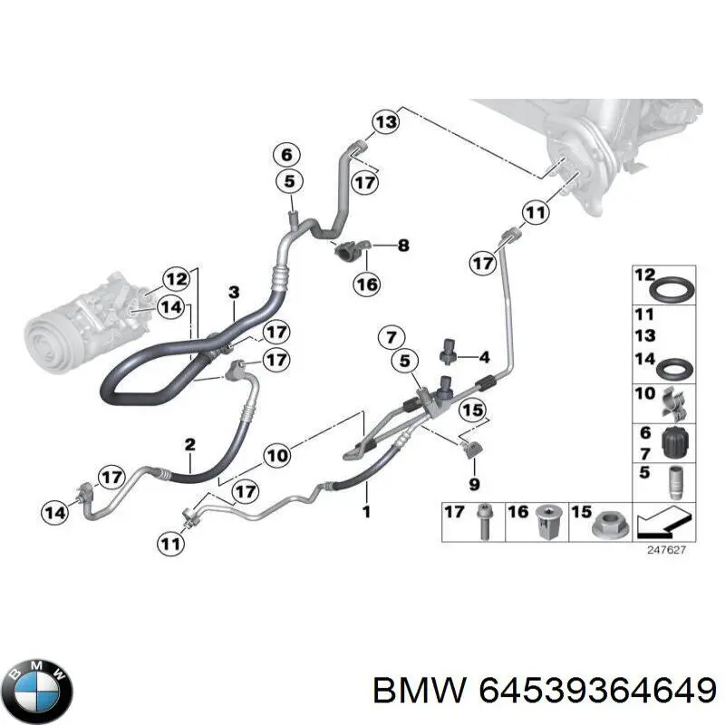 BMW 64539364649 preço, a partir de 166,92 USD