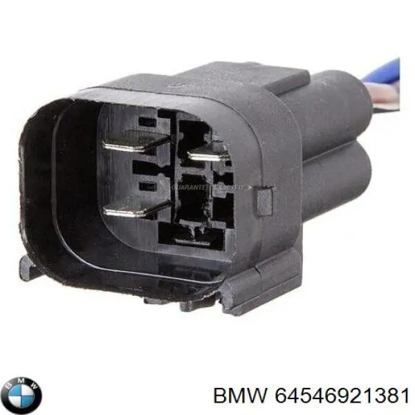 Compre 64546921381 BMW Difusor do radiador de aparelho de ar condicionado, montado com roda de aletas e o motor