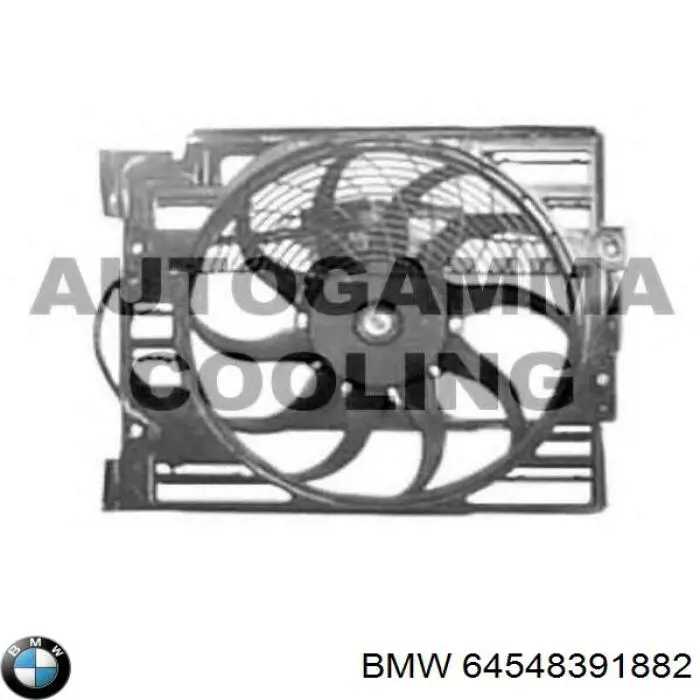 Difusor do radiador de esfriamento, montado com motor e roda de aletas BMW 64548391882 preço, a partir de 316,95 USD