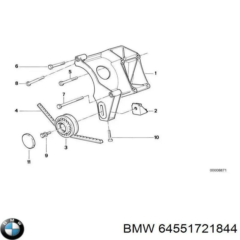 Rolo de reguladora de tensão da correia de transmissão BMW 64551721844 preço, a partir de 38,86 USD
