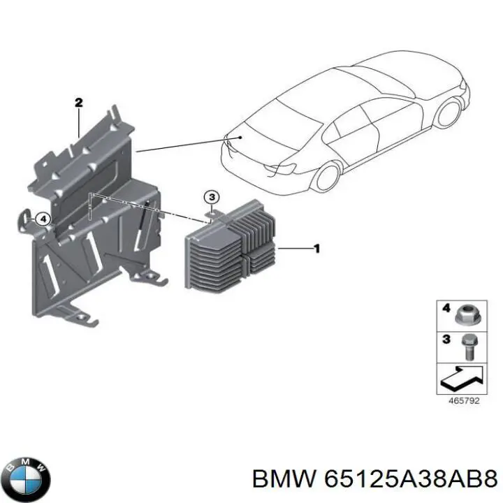 Compre 65125A207E7 BMW 