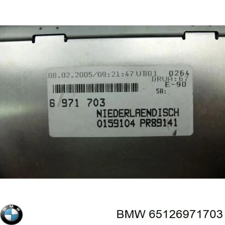 Aparelhagem de som (rádio AM/FM) BMW 65126971703 preço, a partir de 115,77 USD