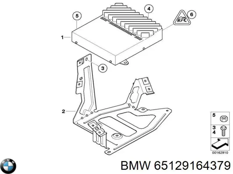 Reforçador do som de sistema de áudio BMW 65129164379 preço, a partir de 530,89 USD