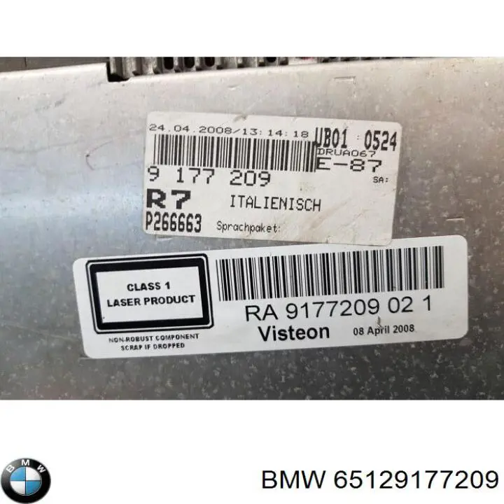 Compre 65129232250 BMW Aparelhagem de som (rádio AM/FM)