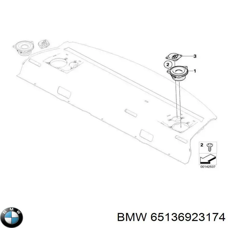 Alto-falante da porta traseira BMW 65136923174 preço, a partir de 40,86 USD