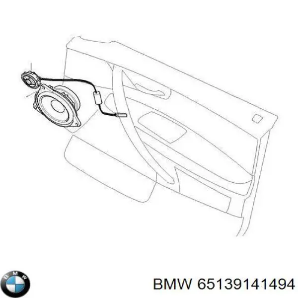 Alto-falante da porta traseira BMW 65139141494 preço, a partir de 40,86 USD
