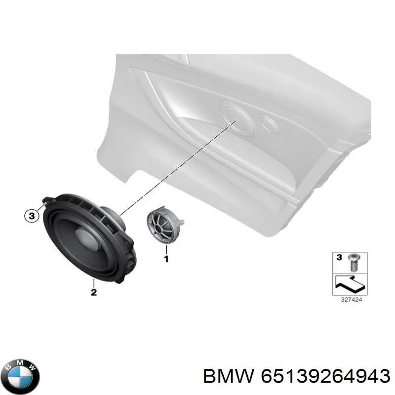 Alto-falante da porta dianteira BMW 65139264943 preço, a partir de 87,10 USD