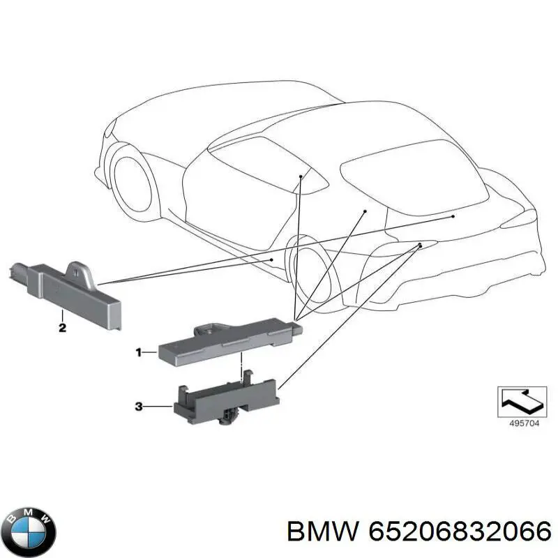 Antena BMW 6832066 preço, a partir de 95,34 USD