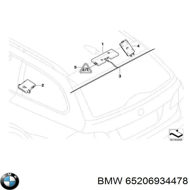 Reforçador do sinal de antena BMW 65206985531 preço, a partir de 585,45 USD